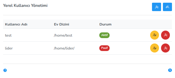 Local User Management